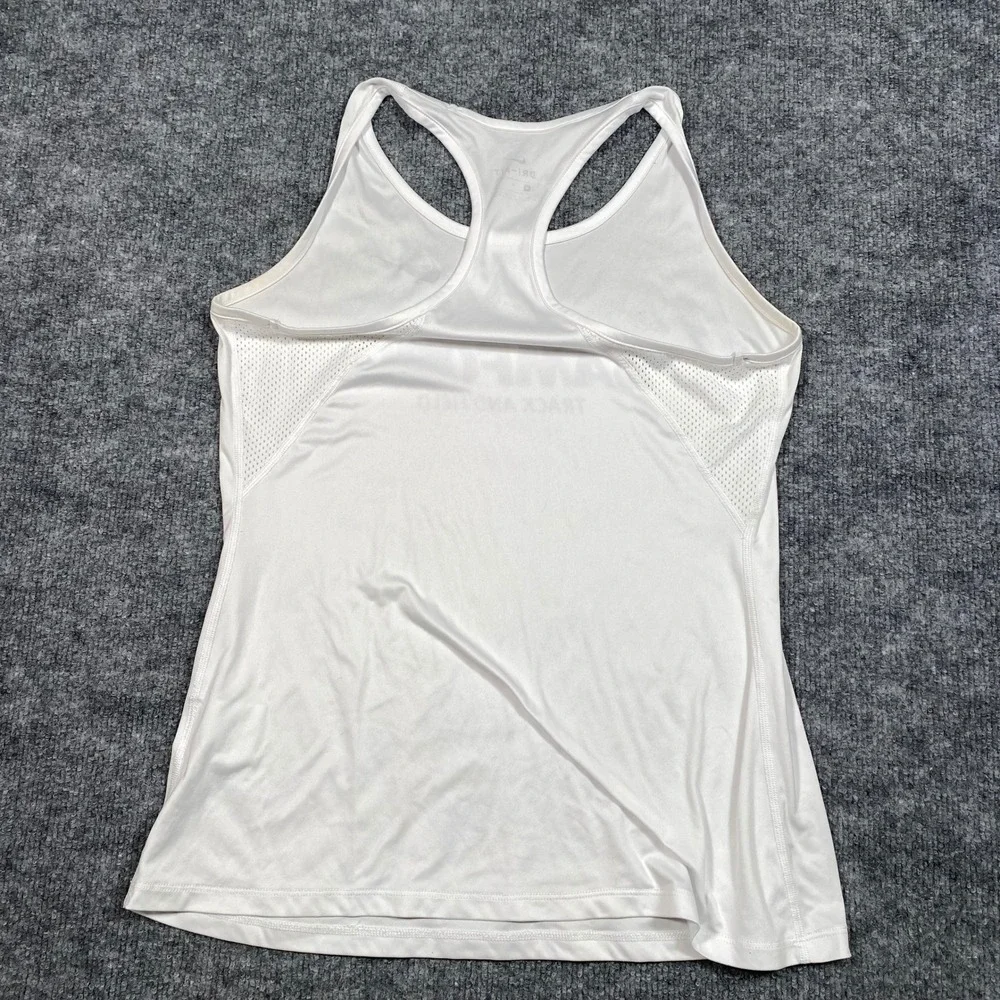 Nike Samford Track and Field Dri-FIT Tank Top Mens Medium‎ White 915033-100